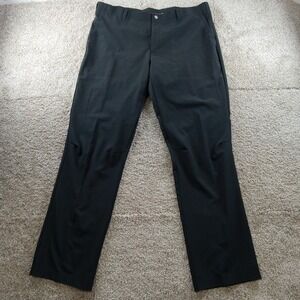 Nike‎ Tiger Woods Pants Mens 36x32 Black Lightweight Adaptive Fit Vented Golf